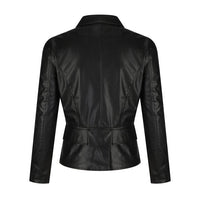 Olive Leren Bikerjas | Stoer & Stijlvol