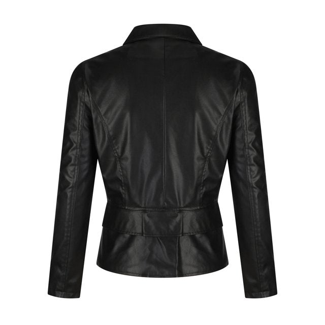 Olive Leren Bikerjas | Stoer & Stijlvol