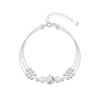 Silver Pearl Bracelet | With multiple pearls