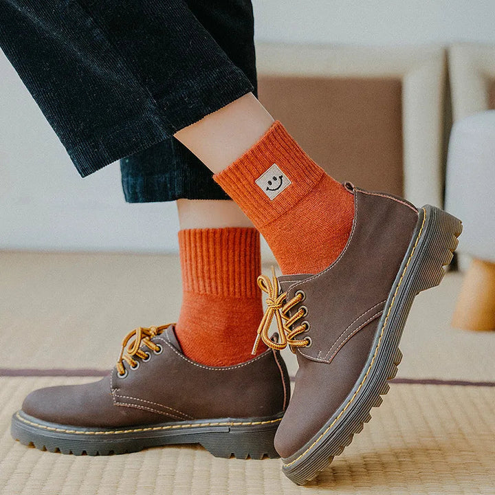 Anouk Smiley Socks | Vintage Socks with a Smile