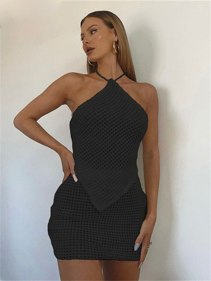 Kensi zestaw dzianinowy | Super seksowny i stylowy
