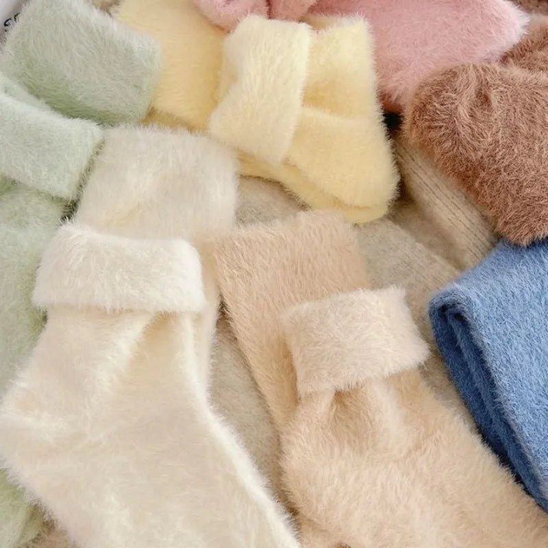 Anika Velvet Socks | Fluffy & Comfy