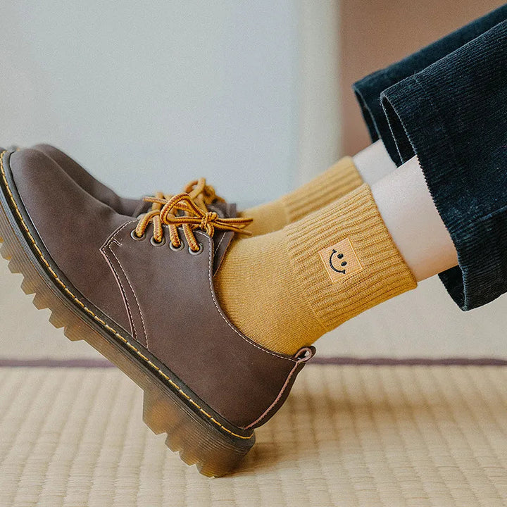 Anouk Smiley Socks | Vintage Socks with a Smile