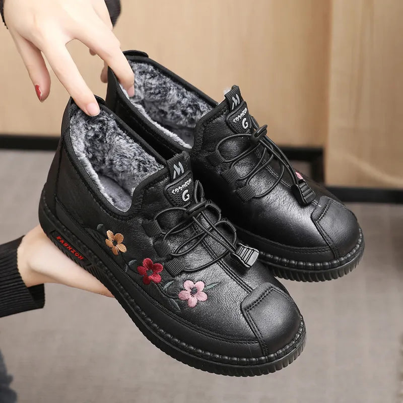 Gemma Leren Sneakersy zimowe | Stylowe i wygodne
