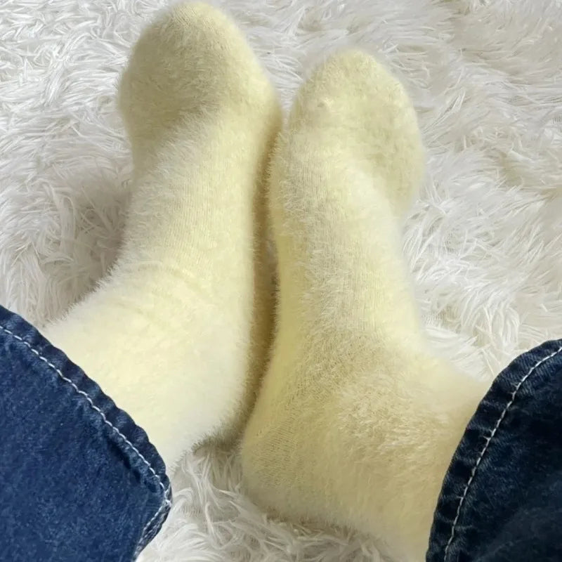 Anika Velvet Socks | Fluffy & Comfy