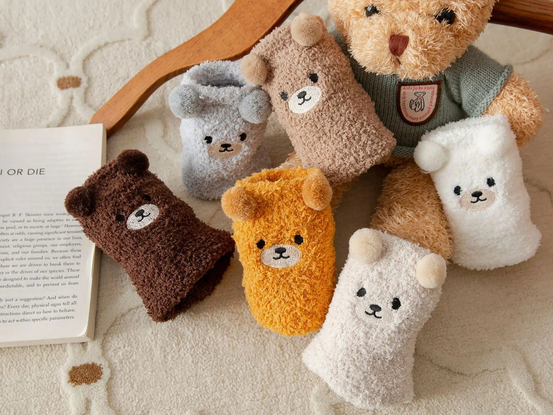Anki Bear Socks | Cute & Soft