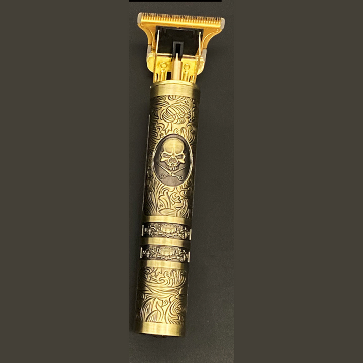 Sammy Jackson Skull Vintage Trimmer™ | De Barber Trend van dit jaar! - Oplaadbaar incl. Opzetstukken
