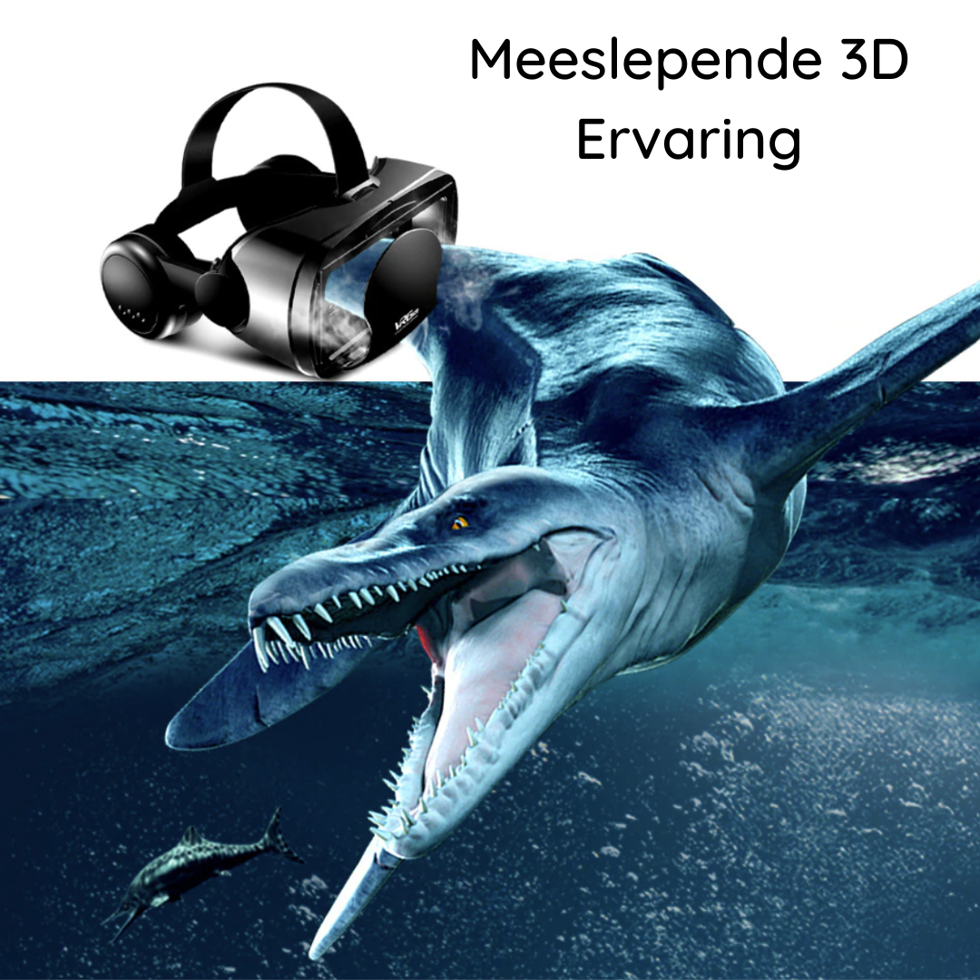 Sammy Jackson Reality PRO+™ | Smart VR Bril met Geïntegreerde Headset voor iPhone & Android