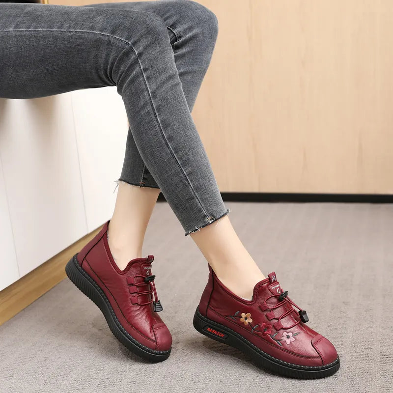 Gemma Leren Sneakersy zimowe | Stylowe i wygodne