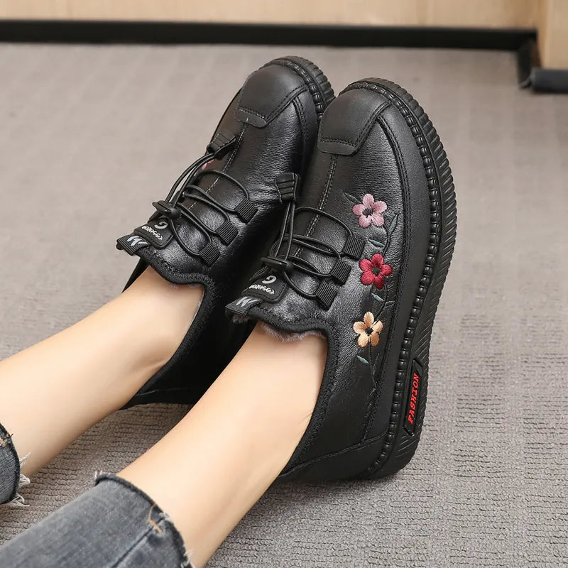 Gemma Leren Sneakersy zimowe | Stylowe i wygodne