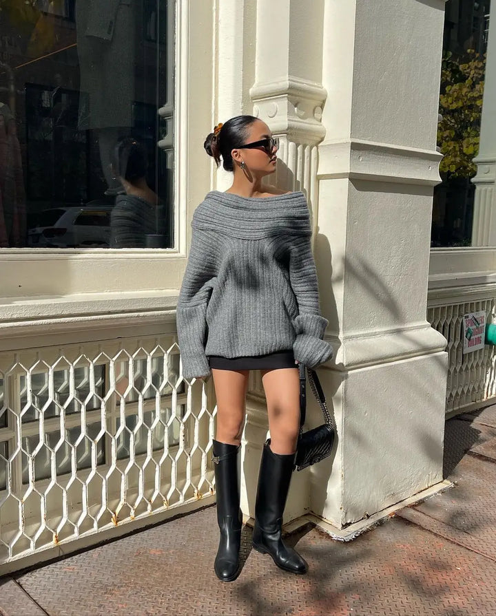 Sylvia Knitted Sweater | Stylish & Versatile
