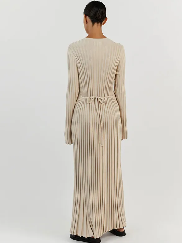 Gracie Knitted Maxi Dress | Sleek & Flattering