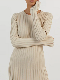 Gracie Knitted Maxi Dress | Sleek & Flattering