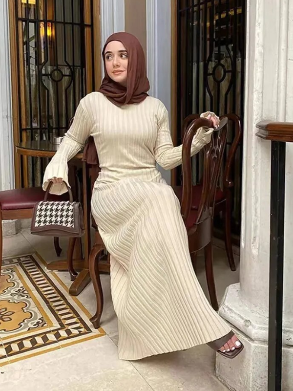Gracie Knitted Maxi Dress | Sleek & Flattering