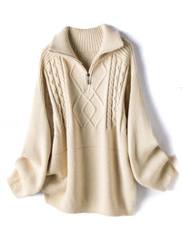 Elaine Sweater | Warm wool sweater with oversized fit