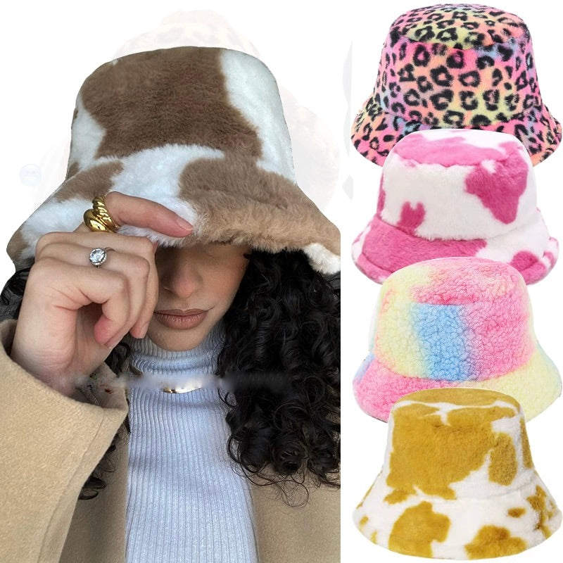Pipa Plush Bucket Hat | Warm & Fashionable Through Winter