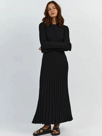 Gracie Knitted Maxi Dress | Sleek & Flattering