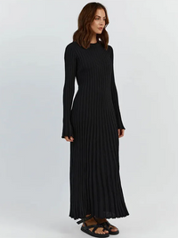 Gracie Knitted Maxi Dress | Sleek & Flattering