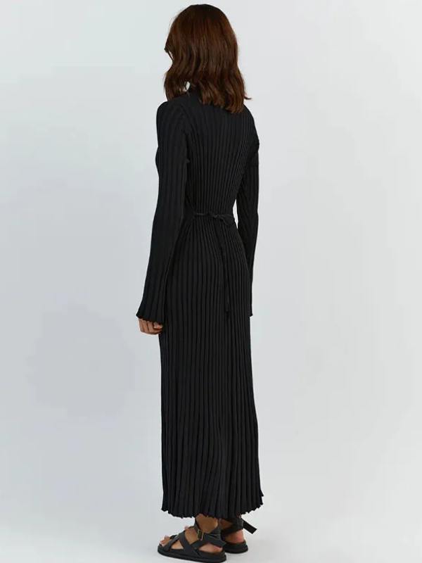 Gracie Knitted Maxi Dress | Sleek & Flattering