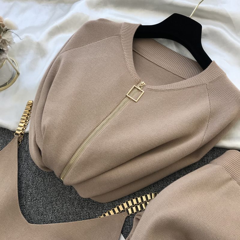 Vicky zestaw treningowy | 3-częściowy, stylowy dres damski