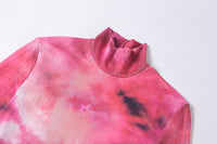 Beatrice Dress | With a cheerful tie-dye pattern