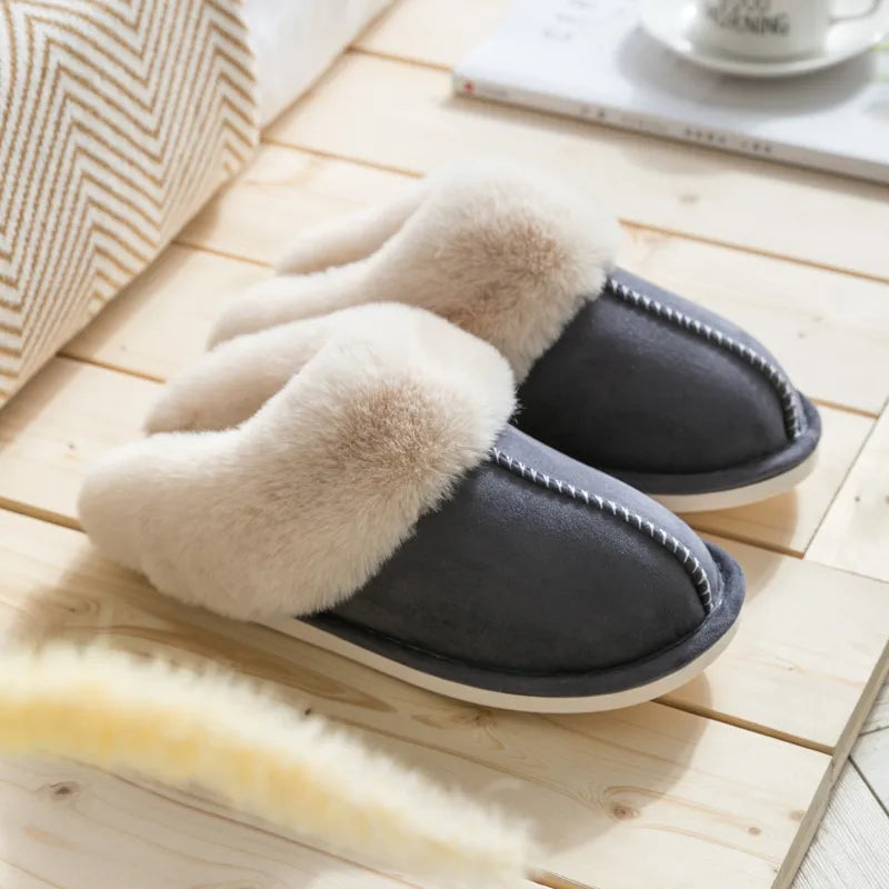 Julie Suede Slippers | Soft & Warm