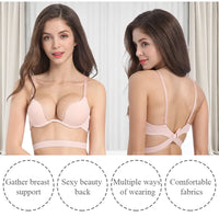 Laag Uitgesneden Push-Up BH | Met diepe U-snit