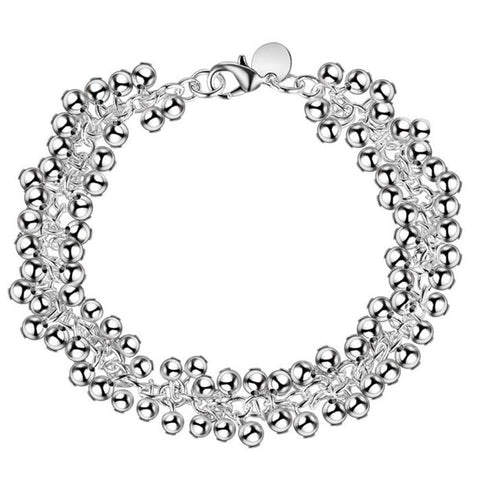 Silver Beaded Bracelet | With beautiful details