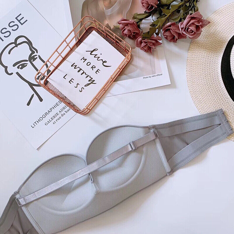 Strapless Push-Up Bra | With convenient front closure!