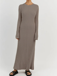 Gracie Knitted Maxi Dress | Sleek & Flattering