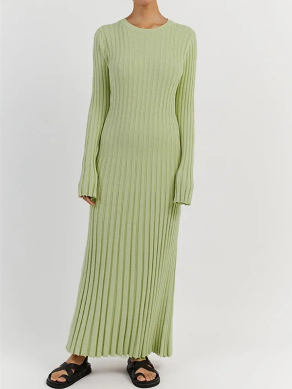 Gracie Knitted Maxi Dress | Sleek & Flattering