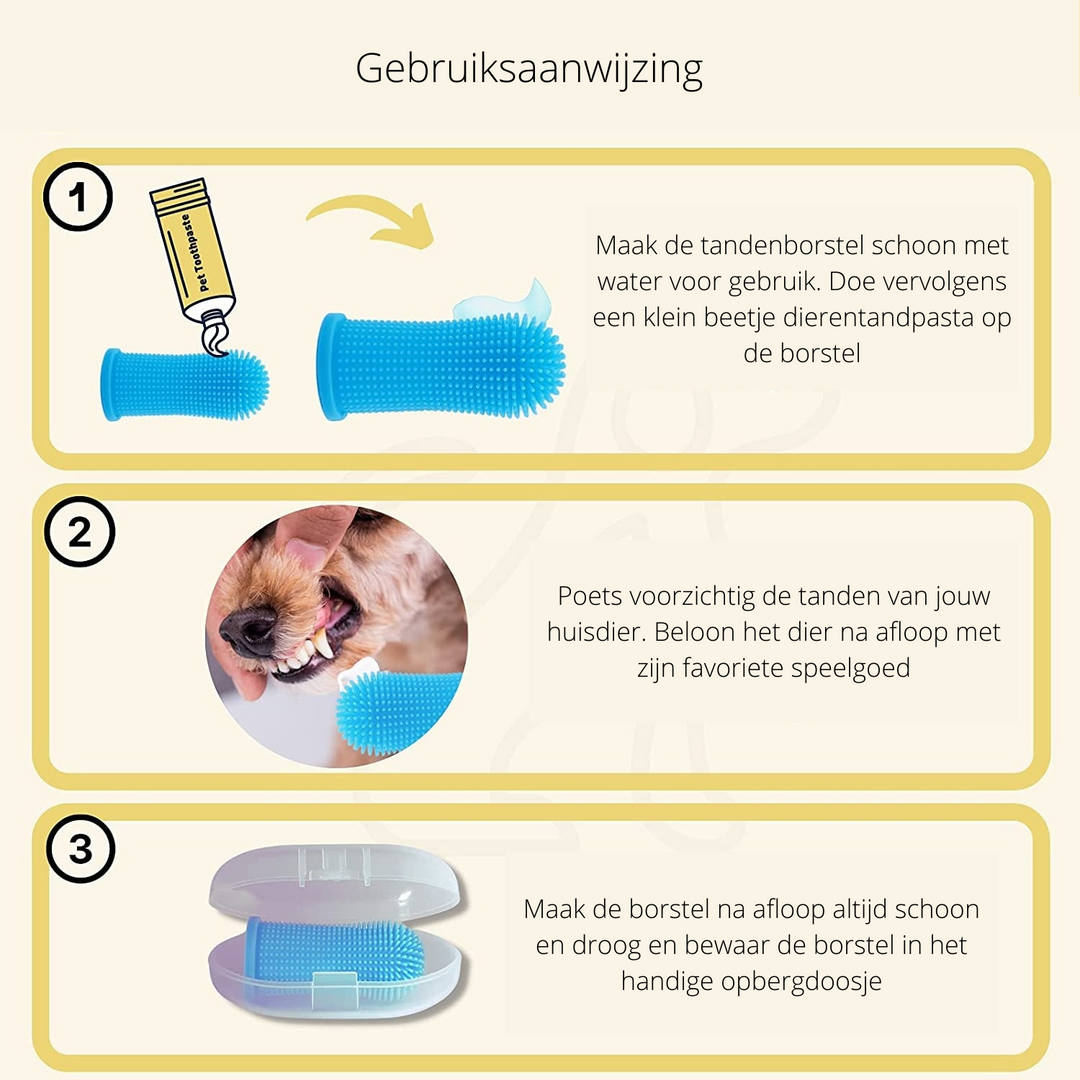 Dog Dental Cleaner | Safe material & easy to use