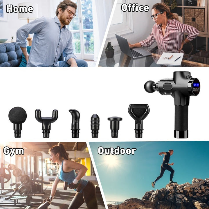 Sammy Jackson™ Relaxx Pistolet do Masażu | Twój najlepszy towarzysz w walce z bólem mięśni