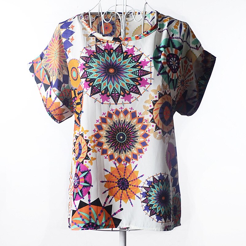 Sammy Jackson™ Klara Katoenen Dames Shirt | Een Zomers & Vrolijk T-Shirt