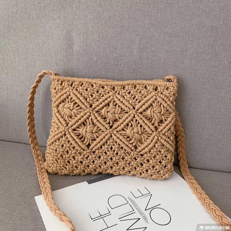 Sammy Jackson™ Gwen Geweven Schoudertas | Zomerse & Stijlvolle Damestas