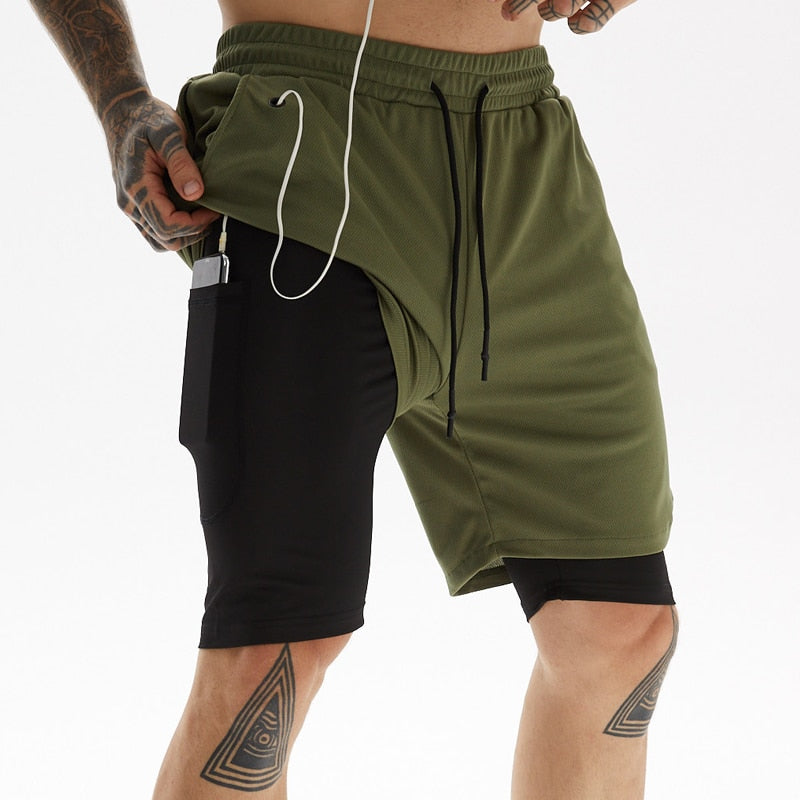 X-Fit Running Shorts | Includes Phone Pocket & Shirt Slot