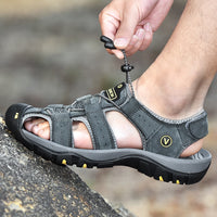 Sammy Jackson™ Lamar Lederen Sandalen | Comfortabele en stijlvolle sandalen voor heren