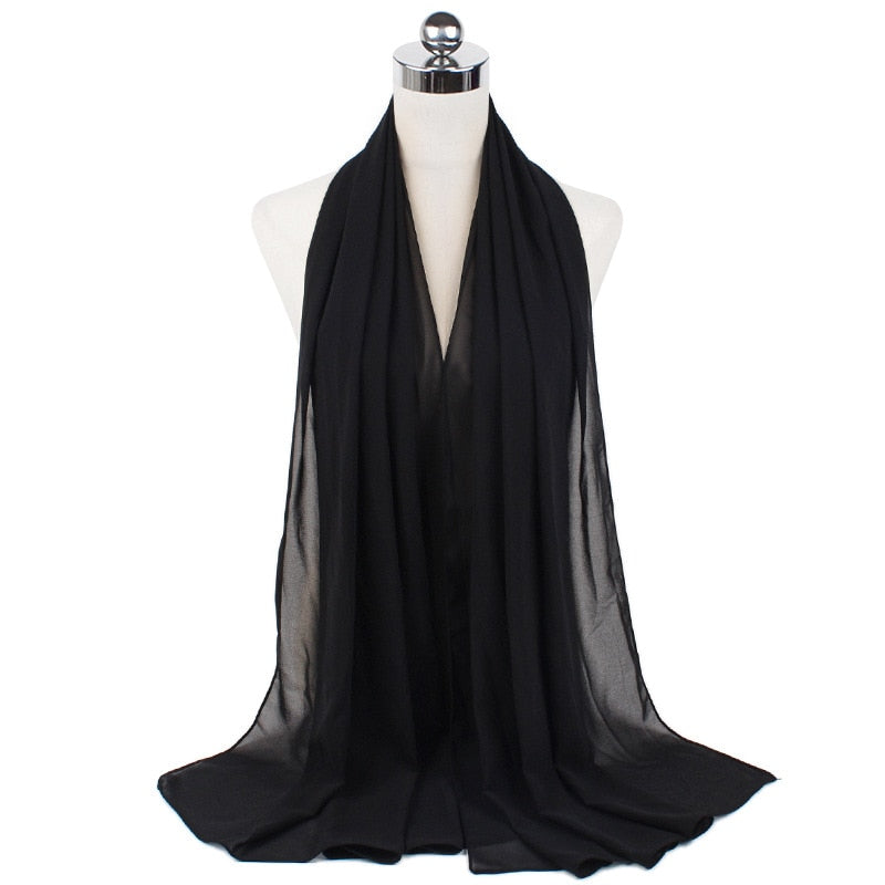 Sammy Jackson™ Luxx Chiffon Hijab | Een ultrazachte & comfortabele hoofddoek