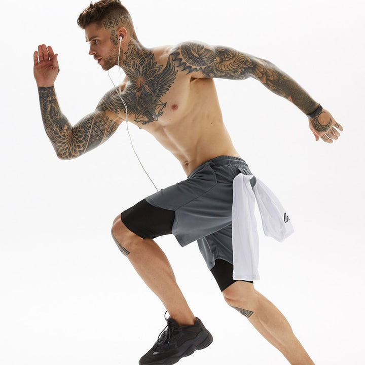 X-Fit Running Shorts | Includes Phone Pocket & Shirt Slot