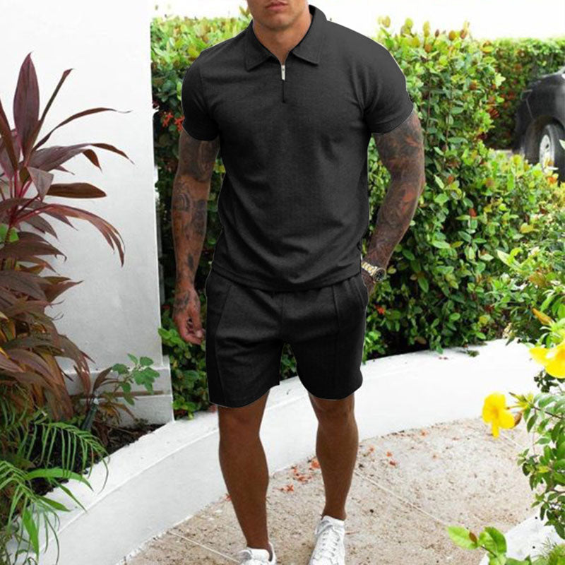 Sammy Jackson™ Polo & Short Set voor Heren | Zomer Outfit Heren