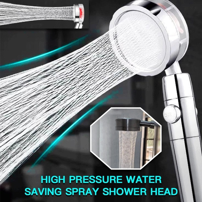 Sammy Jackson™ | Pro 360° Rotating Shower Head | A unique handheld shower with high pressure