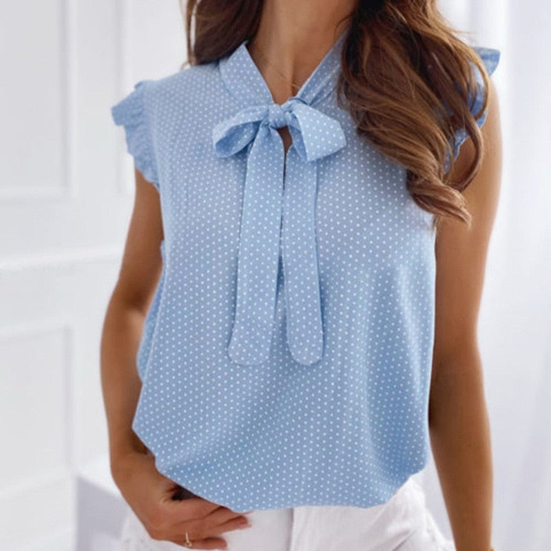 Sammy Jackson™ Ria Ruches Top | Romantische damestop