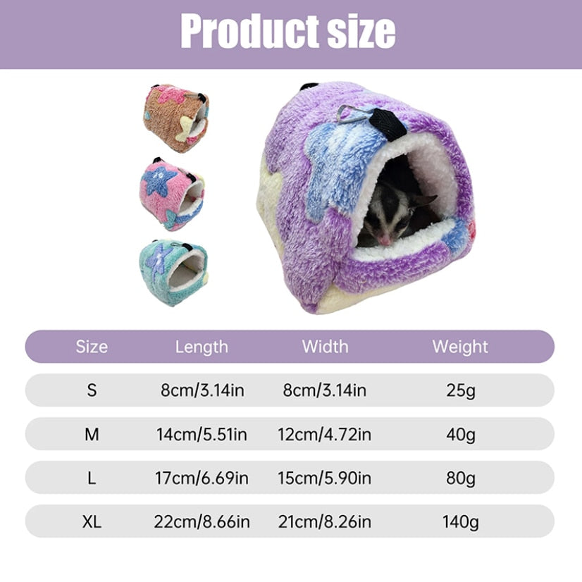 Sammy Jackson™ Harry hamster huis | Extra zacht hamster huis & hangmat