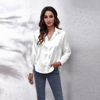 Sammy Jackson™ Shila Satijnen Blouse | Een Zomerse & Luchtige Damesblouse