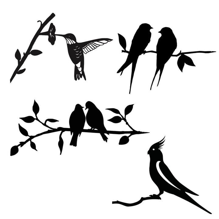 Sammy Jackson Tuindecoratie | Metalen Vogel Silhouet - Kunst In De Achtertuin