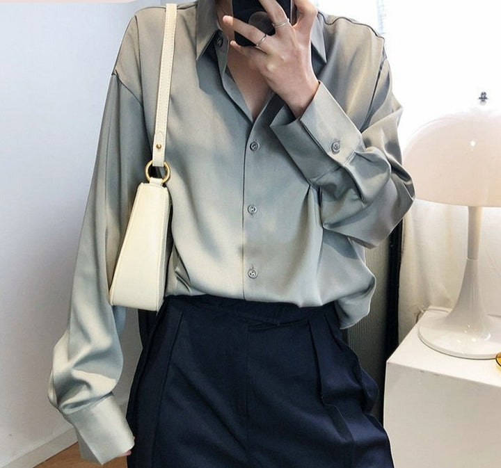 Sammy Jackson™ Sanna Satin Blouse | An elegant women’s blouse