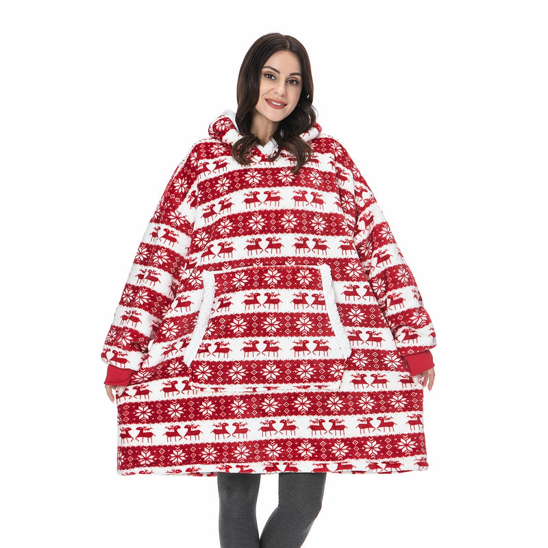 Sammy Jackson™ Hoodie & Deken | Heerlijke Combinatie van een Zachte Hoodie en Comfy Deken in één!