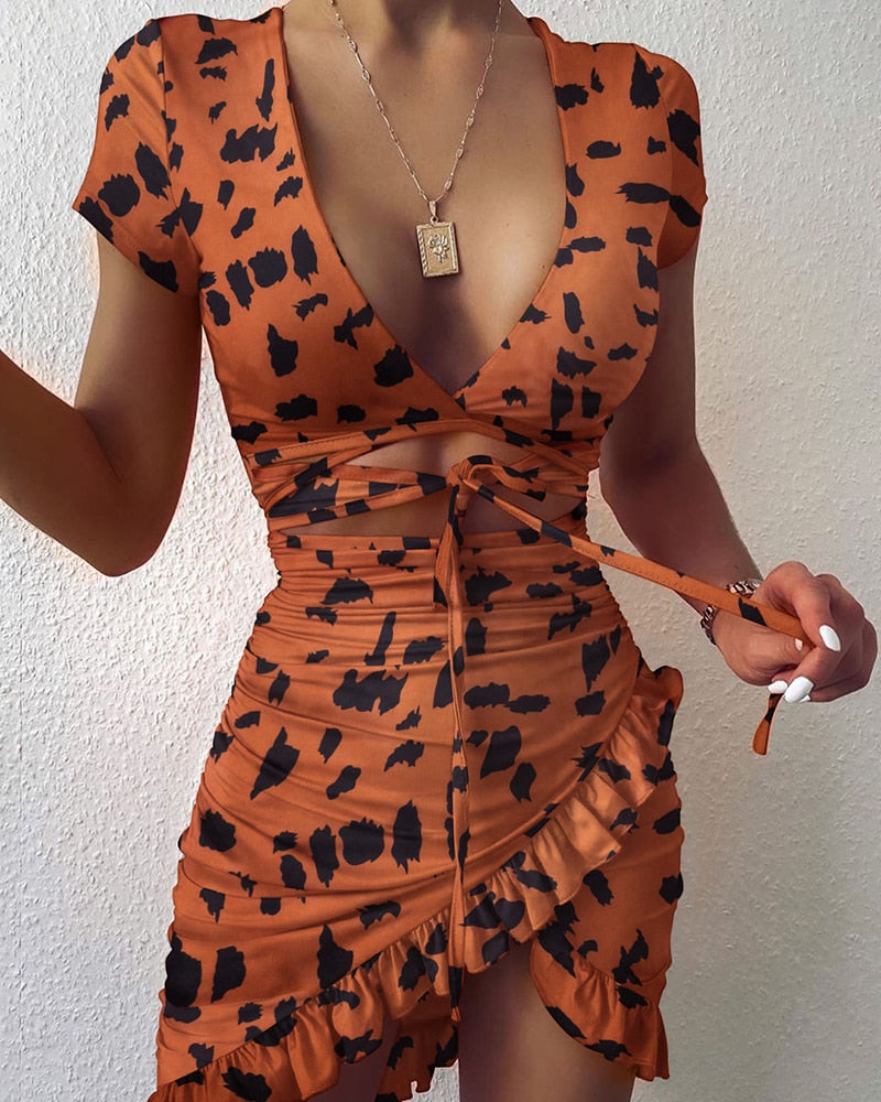 Britney Summer Dress | Sexy wrap dress for summer