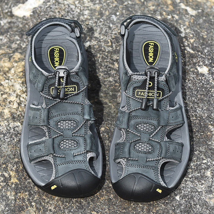 Sammy Jackson™ Lamar Lederen Sandalen | Comfortabele en stijlvolle sandalen voor heren