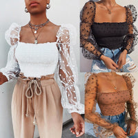 Sammy Jackson™ Tiffany Top met Mesh | Een unieke & stijlvolle damestop